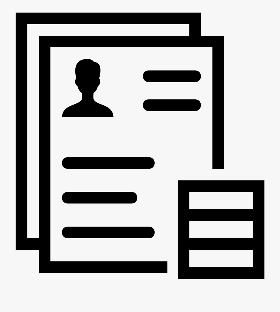Resume Icons Png, Transparent Clipart
