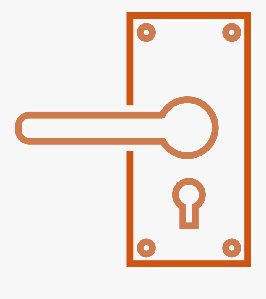 Transparent Door Knob Png, Transparent Clipart