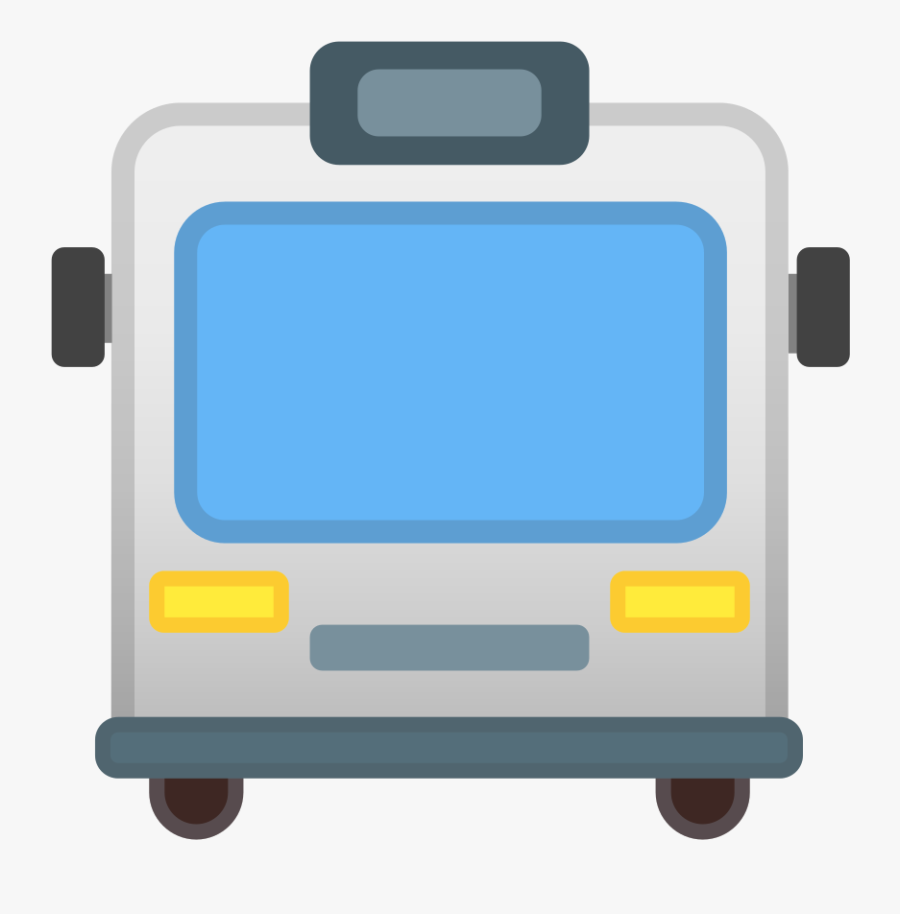 Oncoming Bus Icon - Emoji De Ônibus, Transparent Clipart