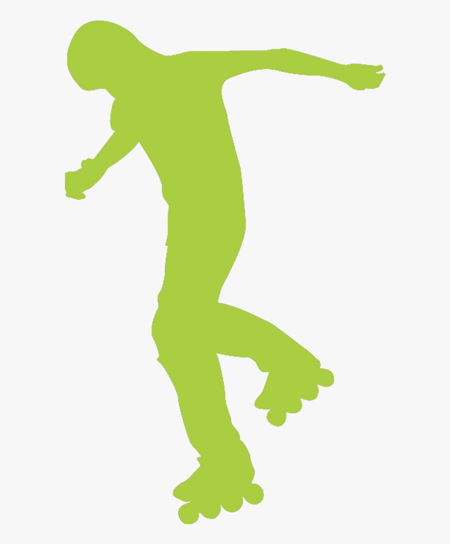 Ice Skating Sport Silhouette - Ice Skating, Transparent Clipart