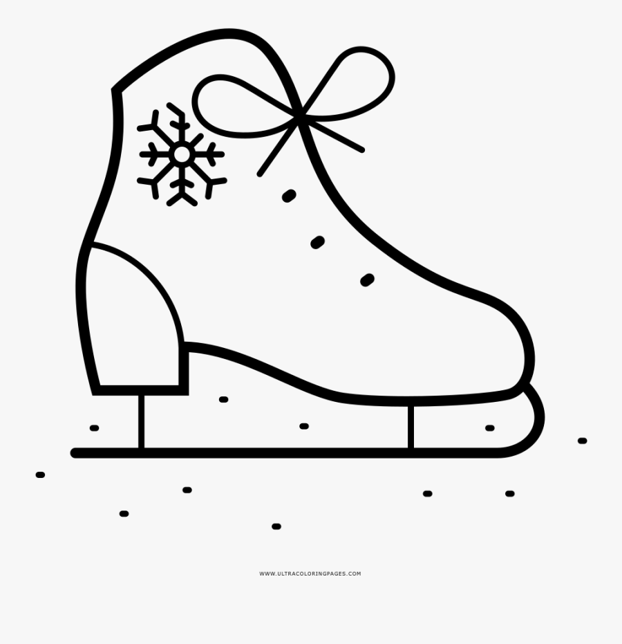 Figure Skate, Transparent Clipart