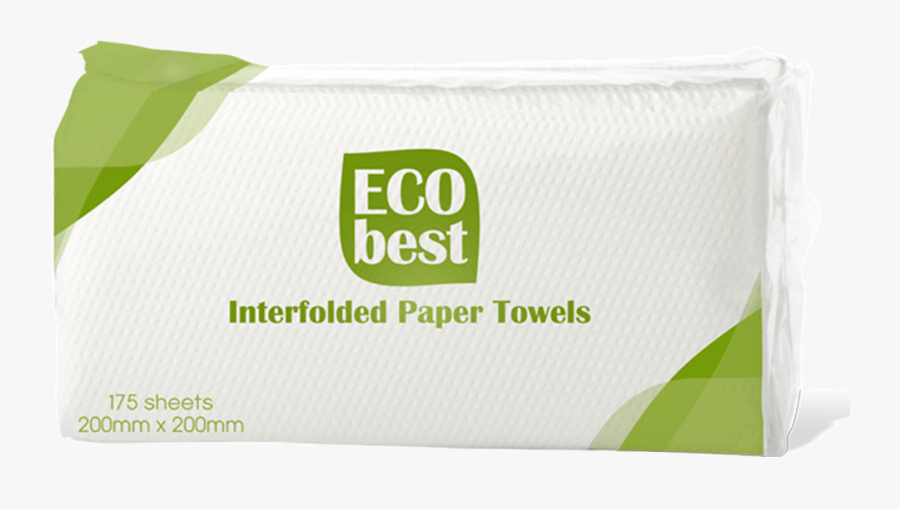 Eco Best Interfolded Paper Towels , 175 Pulls X - Graphic Design, Transparent Clipart