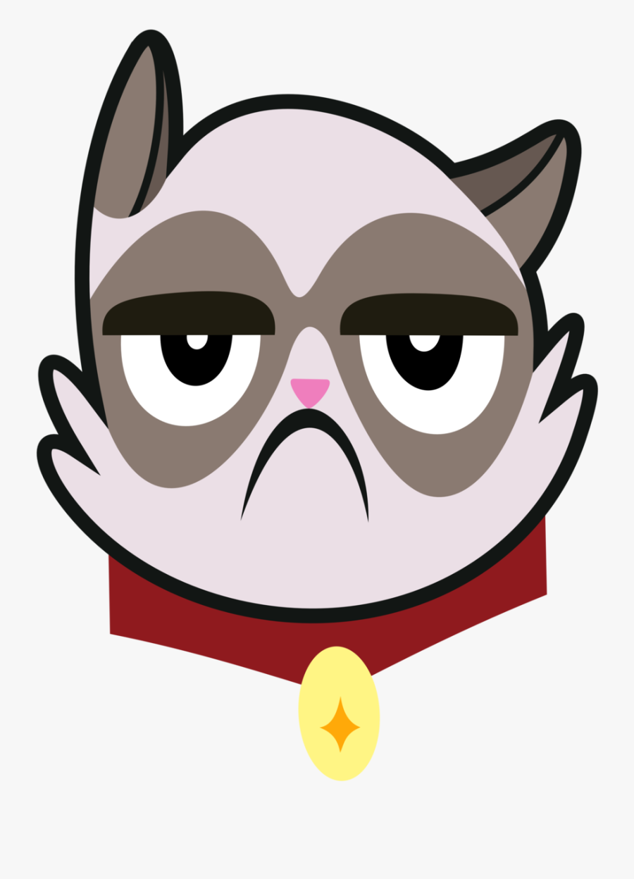 Grumpy Cat Clipart Transparent - Mlp Cat Cutie Mark, Transparent Clipart