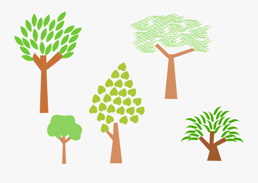 Transparent Environmental Clipart - Trees Clip Art, Transparent Clipart