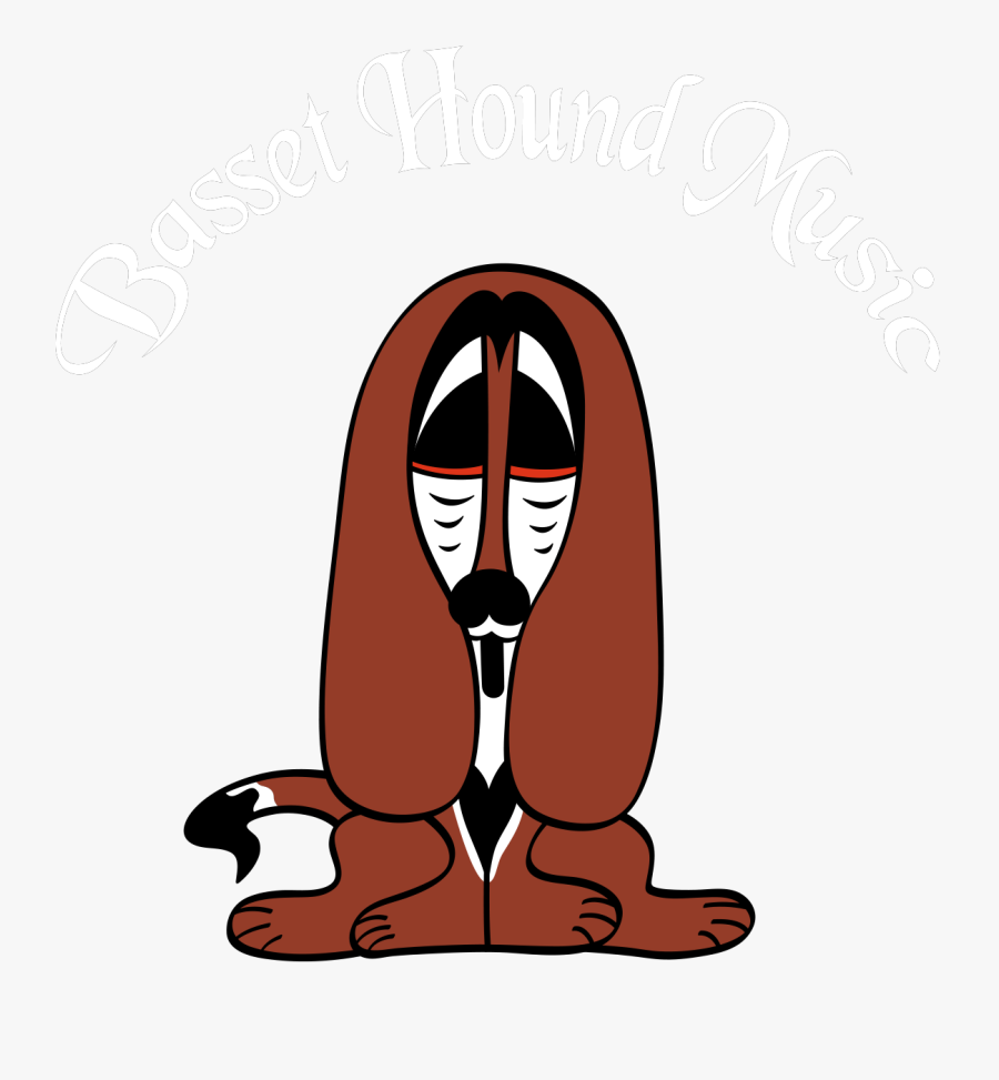 Basset Hound Music - Basset Hound Cartoon, Transparent Clipart