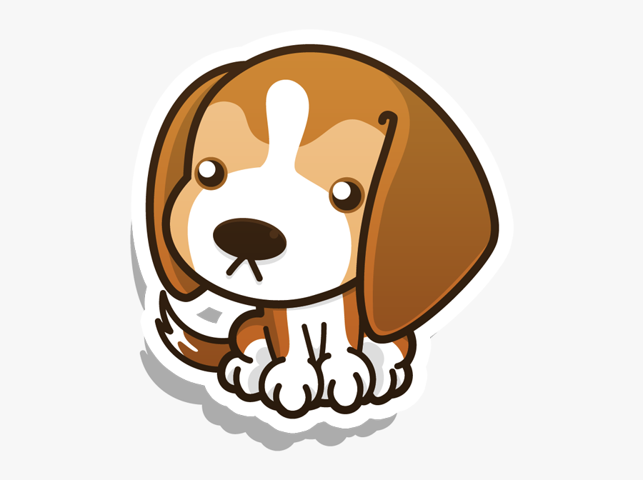 Chibi Kawaii Dog Beagle, Transparent Clipart