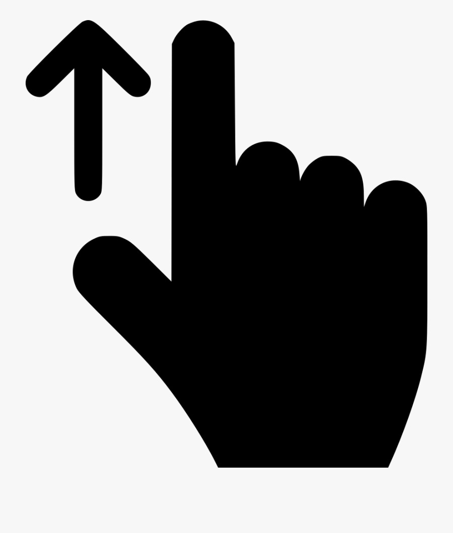 Hand Pointer Finger Arrow Clip Art - Touch Navigation Icons, Transparent Clipart