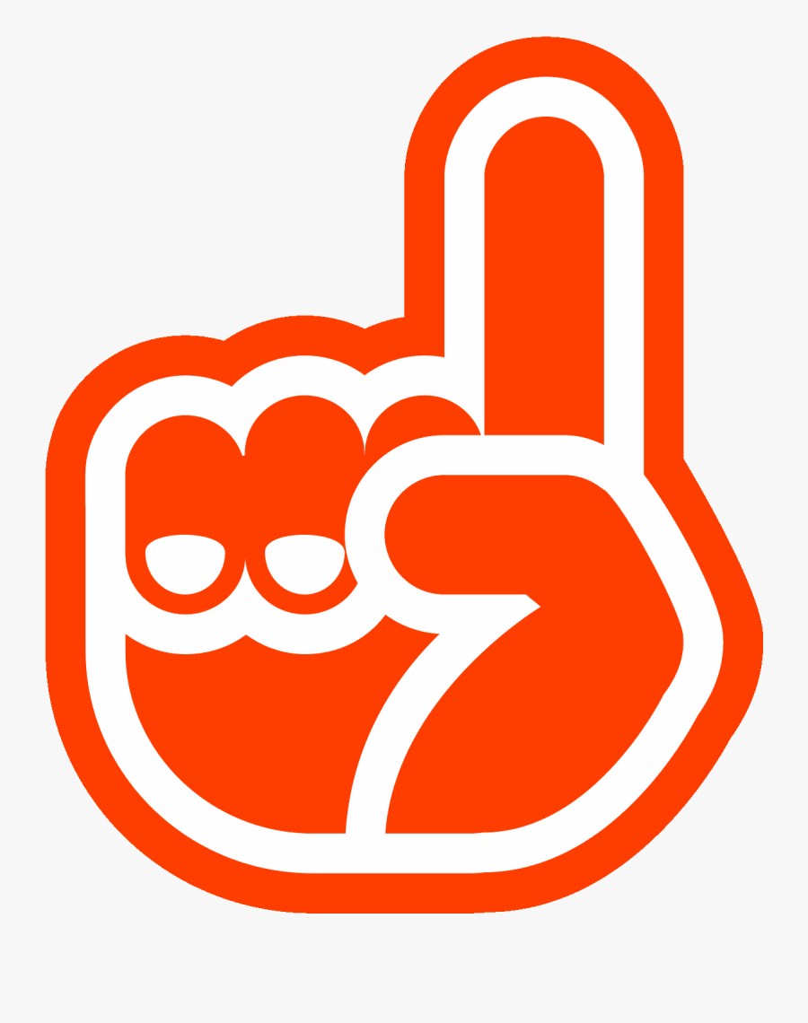 Foam Fingers Icon - Red Icon Pointing Finger , Free Transparent Clipart
