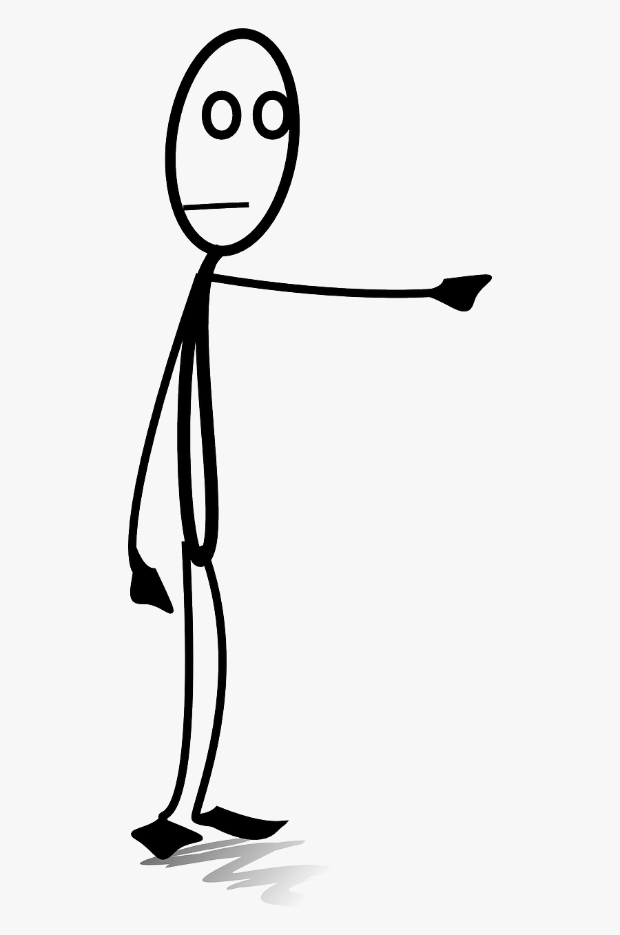 Clip Art Person Pointing, Transparent Clipart