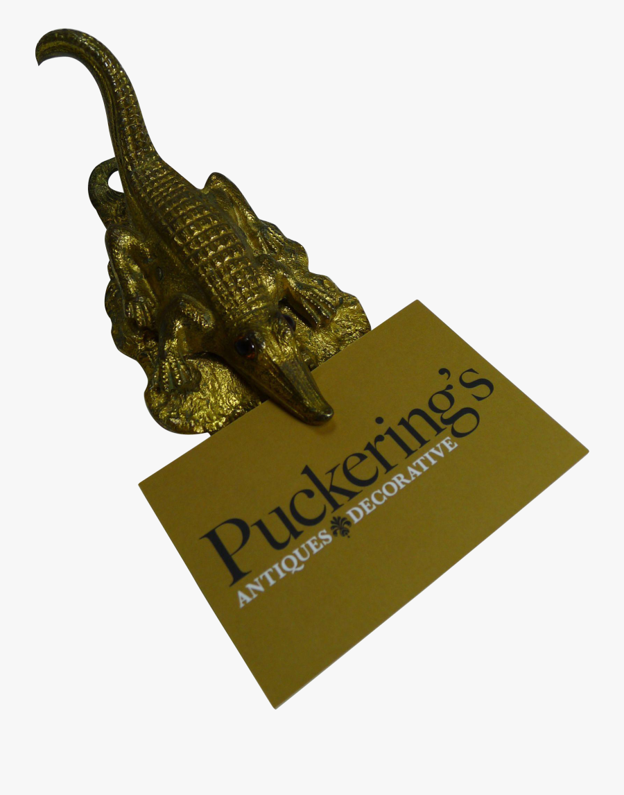 Brass Clip Alligator - Nile Crocodile, Transparent Clipart