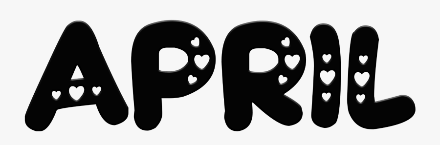 #april #month #black #overlay #overlays, Transparent Clipart