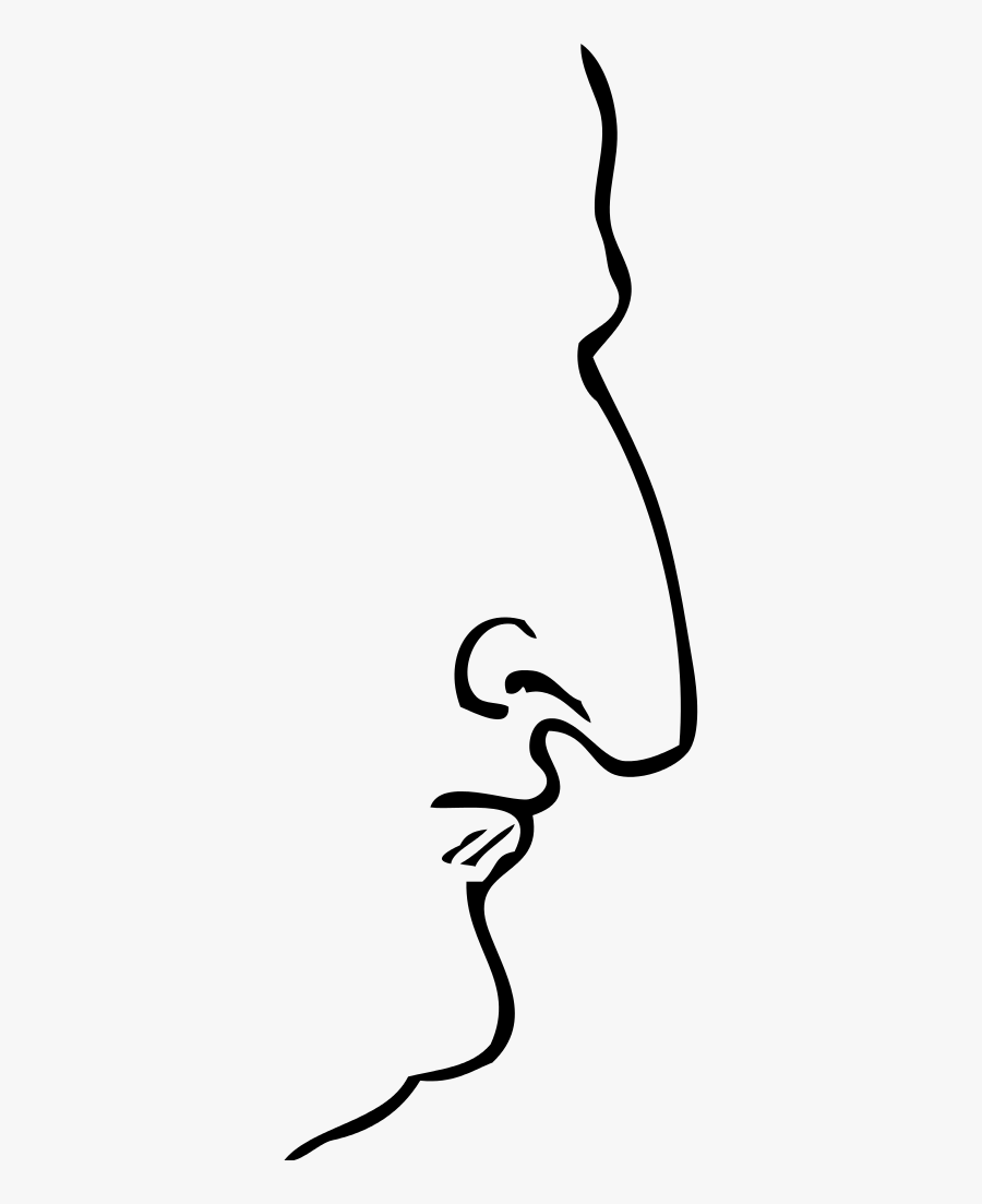 Transparent Cough Png - Ilong Clipart Black And White, Transparent Clipart