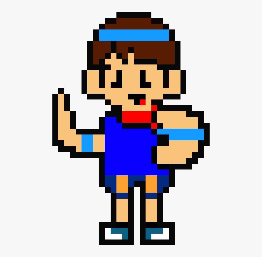 Keylan[ Below Boss] Jog Boy Clipart , Png Download - Pixel Art Fire Elemental, Transparent Clipart