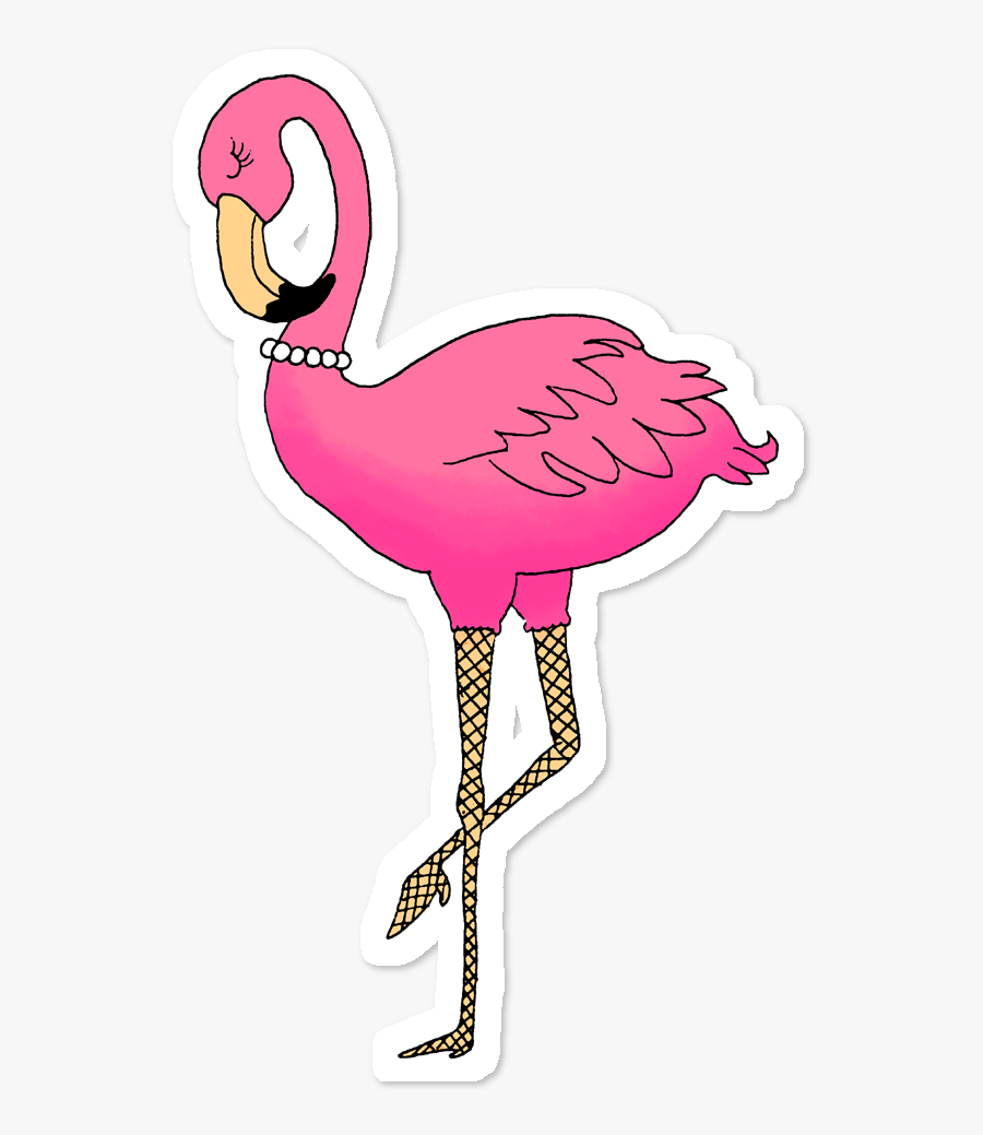 Go To Image - Sticker Png Flamingo Transparent, Transparent Clipart
