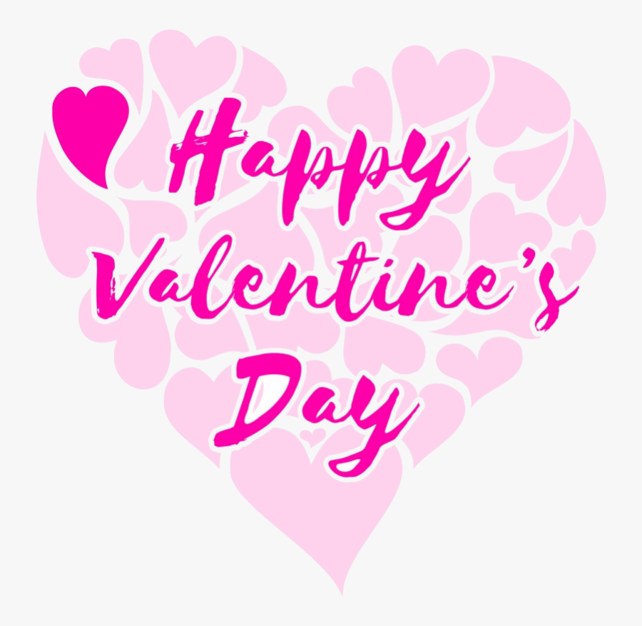 Happy Valentines Day Clipart Valentine S Title With - Graphic Design, Transparent Clipart