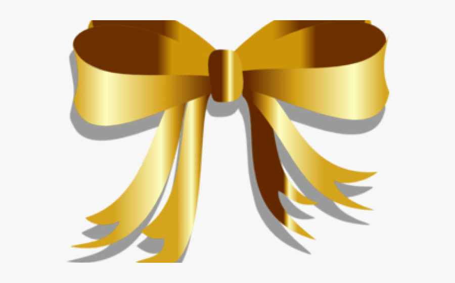 Ribbon Gold Vector Png, Transparent Clipart