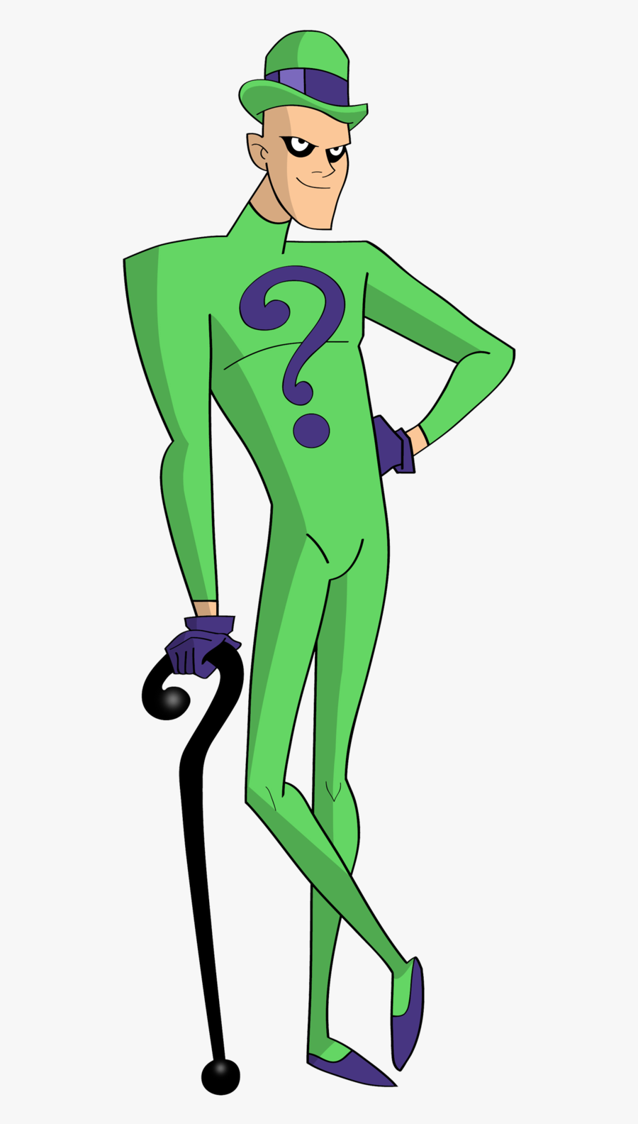 Joker Clipart Riddler - New Batman Adventures Riddler, Transparent Clipart