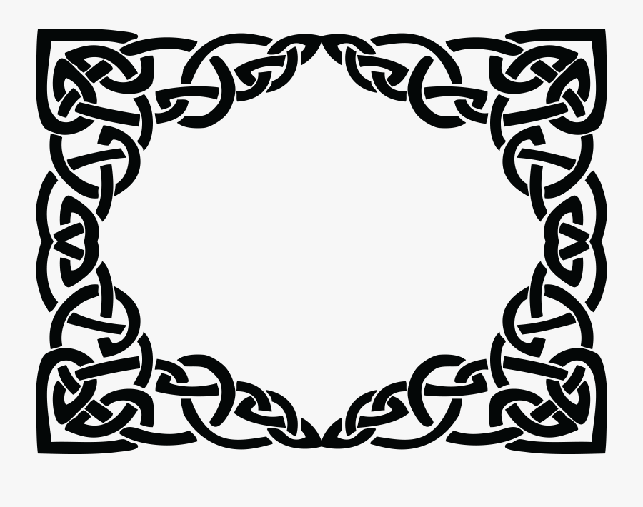 Transparent Celtic Knot Frame, Transparent Clipart