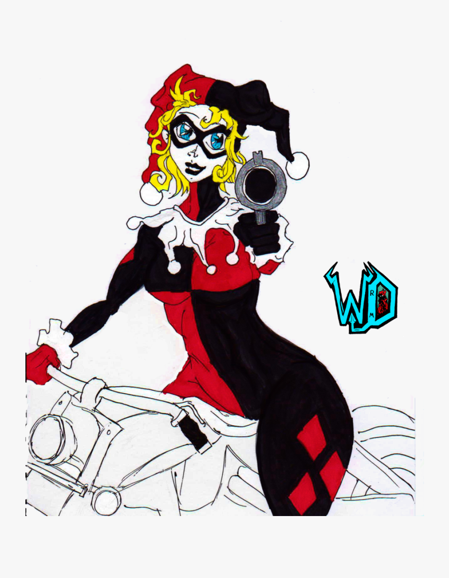 Harley Quinn Joker Art - Cartoon, Transparent Clipart