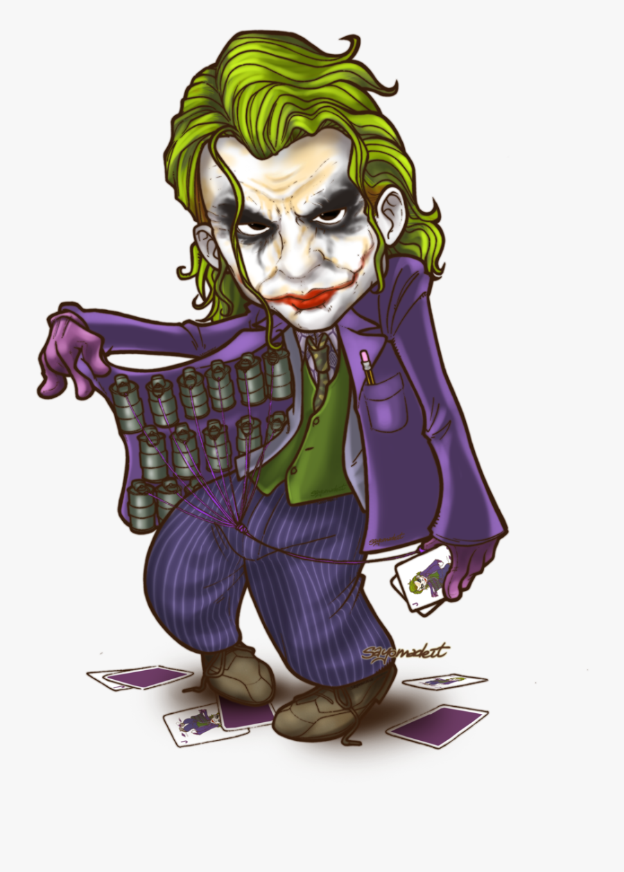 Transparent The Joker Clipart - Joker Chibi Transparent, Transparent Clipart