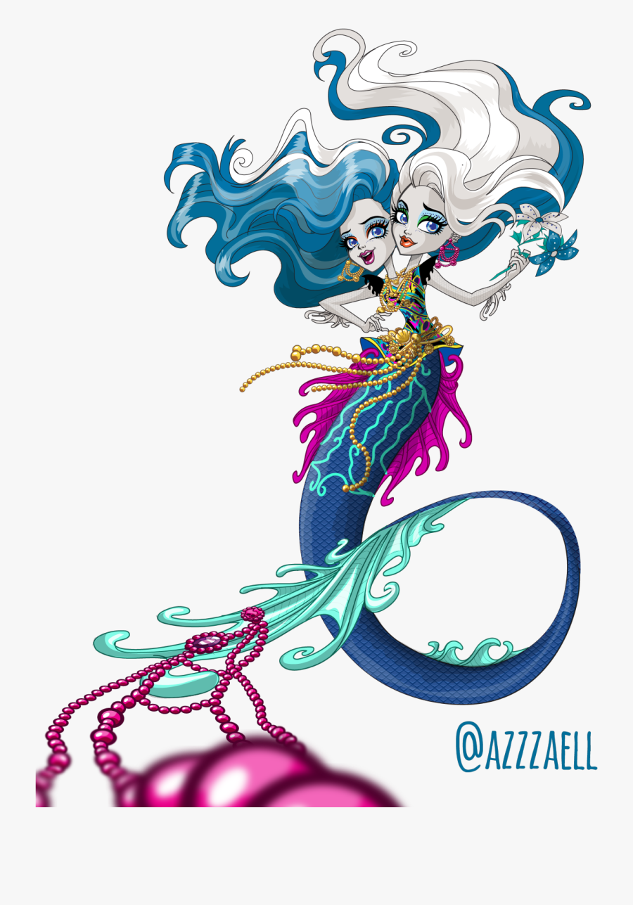 Free Printable Monster High Clipart , Png Download - Monster High Peri And Pearl Serpentine Art, Transparent Clipart