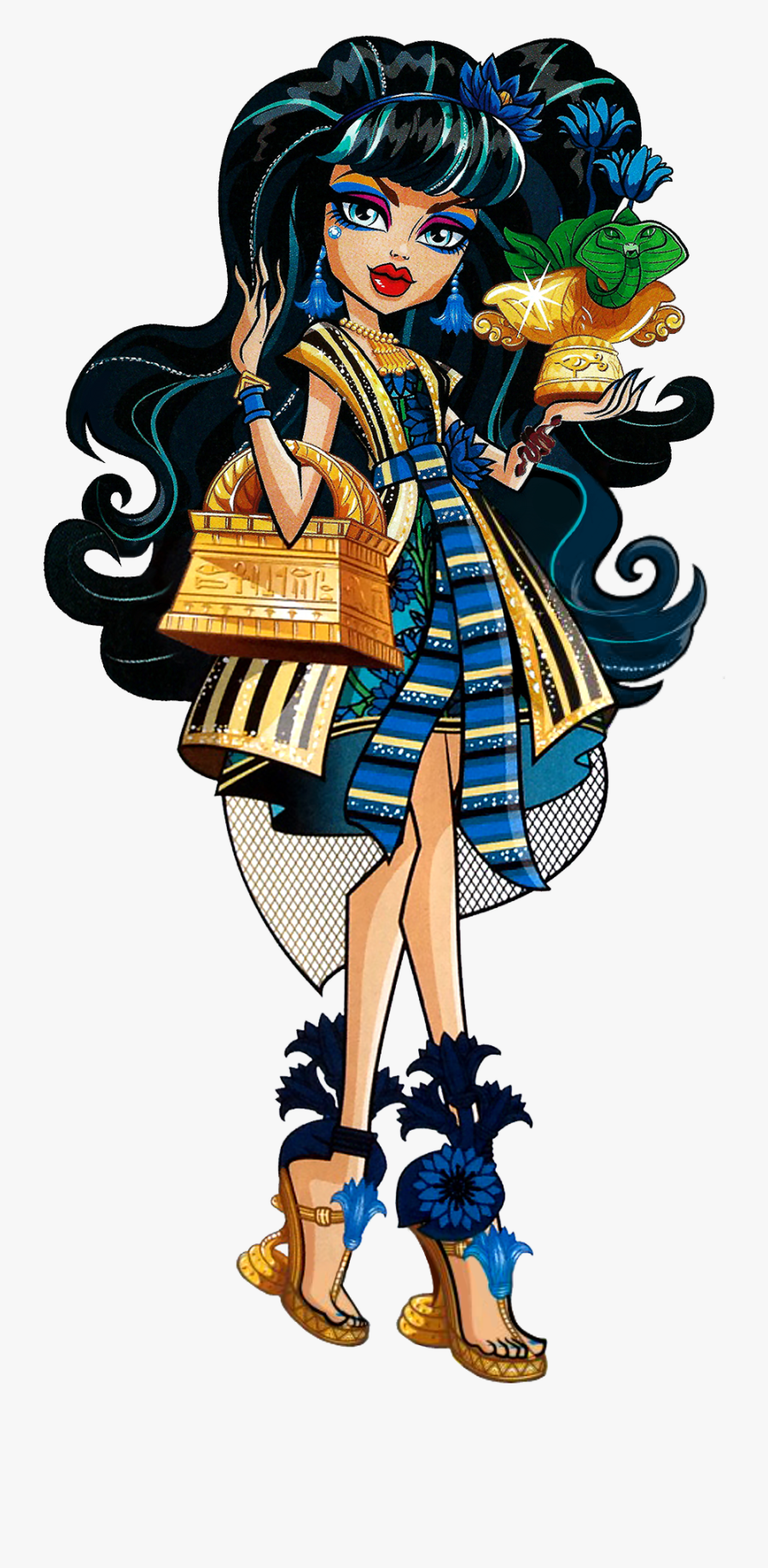 Monster High Cleo Gloom And Bloom, Transparent Clipart