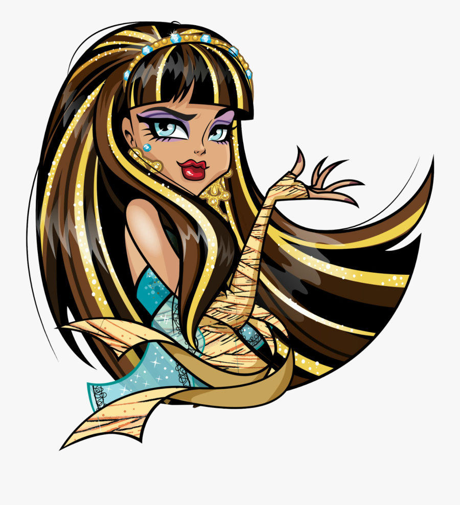 Ooak, Monster High, Dolls, Bratz, Bratzillaz, Fashion - Draw Cleo De Nile, Transparent Clipart