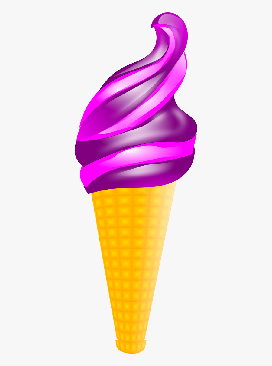 Purple Hearts Clipart Free Download Best Purple Hearts - Animated Ice Cream Png, Transparent Clipart