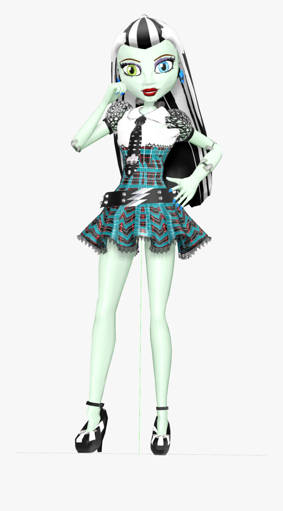 Frankie Monster High, Hd Png Download - Monster High Frankie Stein, Transparent Clipart