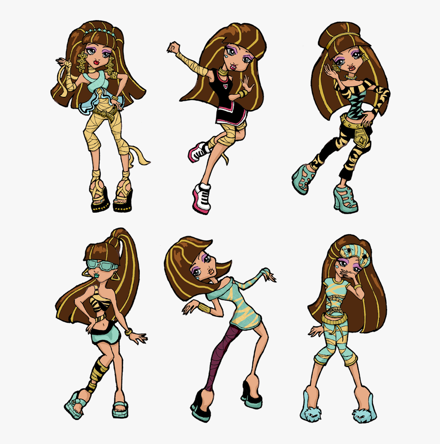 Mh Fan Art - Cleo De Nile All Dolls, Transparent Clipart