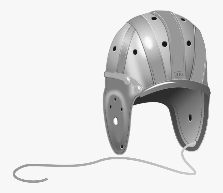 Free Clipart - 1940& - Old Football Helmet Transparent, Transparent Clipart