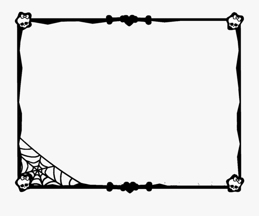 Monster High Frame, Transparent Clipart