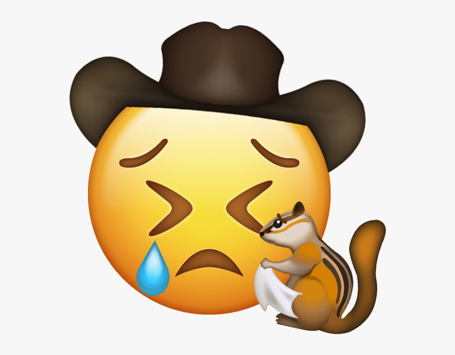 Pick Your Head Up Queen Your Cowboy Hat Is Falling - Cowboy Emojis, Transparent Clipart