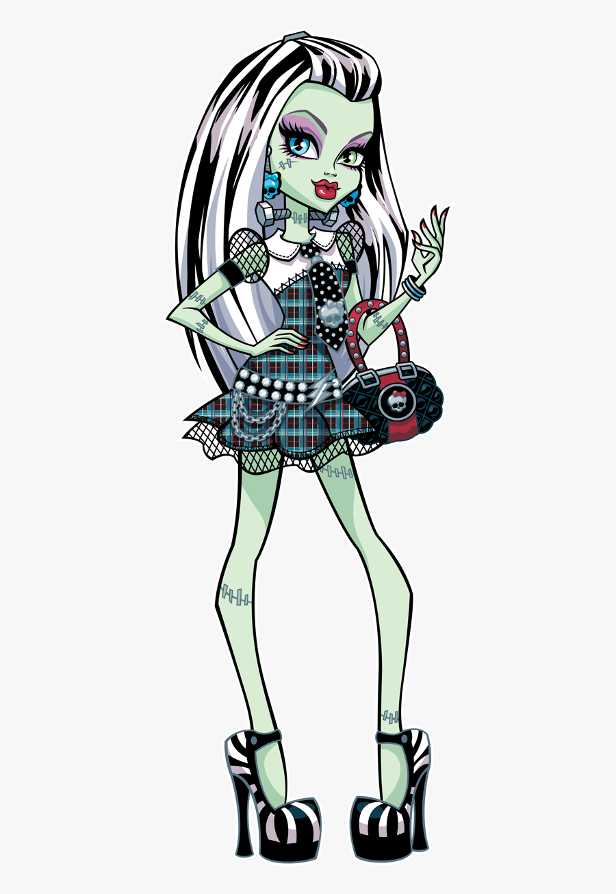 Transparent Monster High Clipart - Frankie Stein, Transparent Clipart