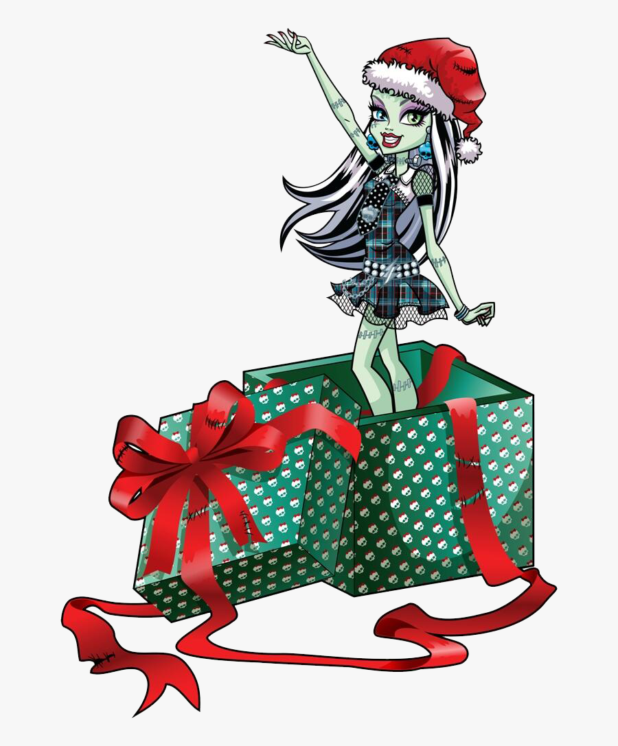 Monster High Luna™ - Monster High Frankie Christmas, Transparent Clipart