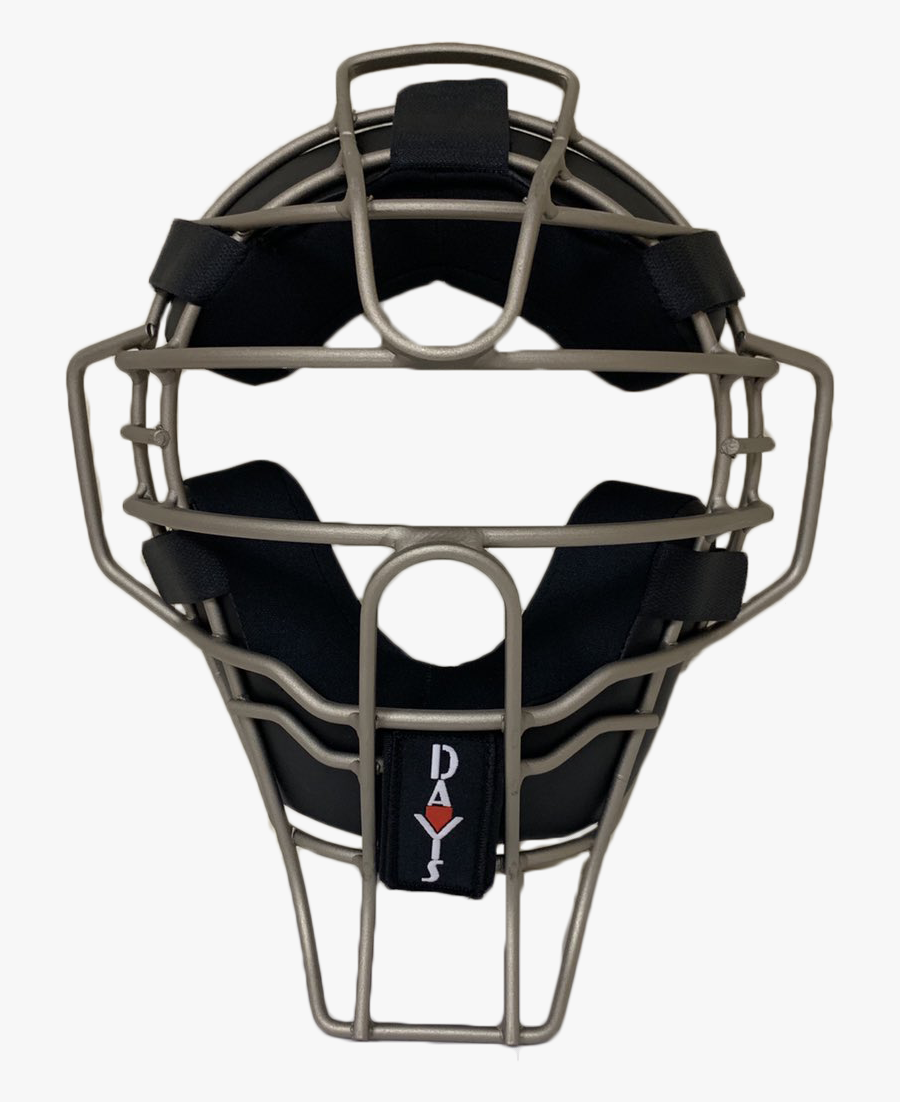 Davis Ice Gray Feather Weight Umpire Mask - Umpire Mask, Transparent Clipart