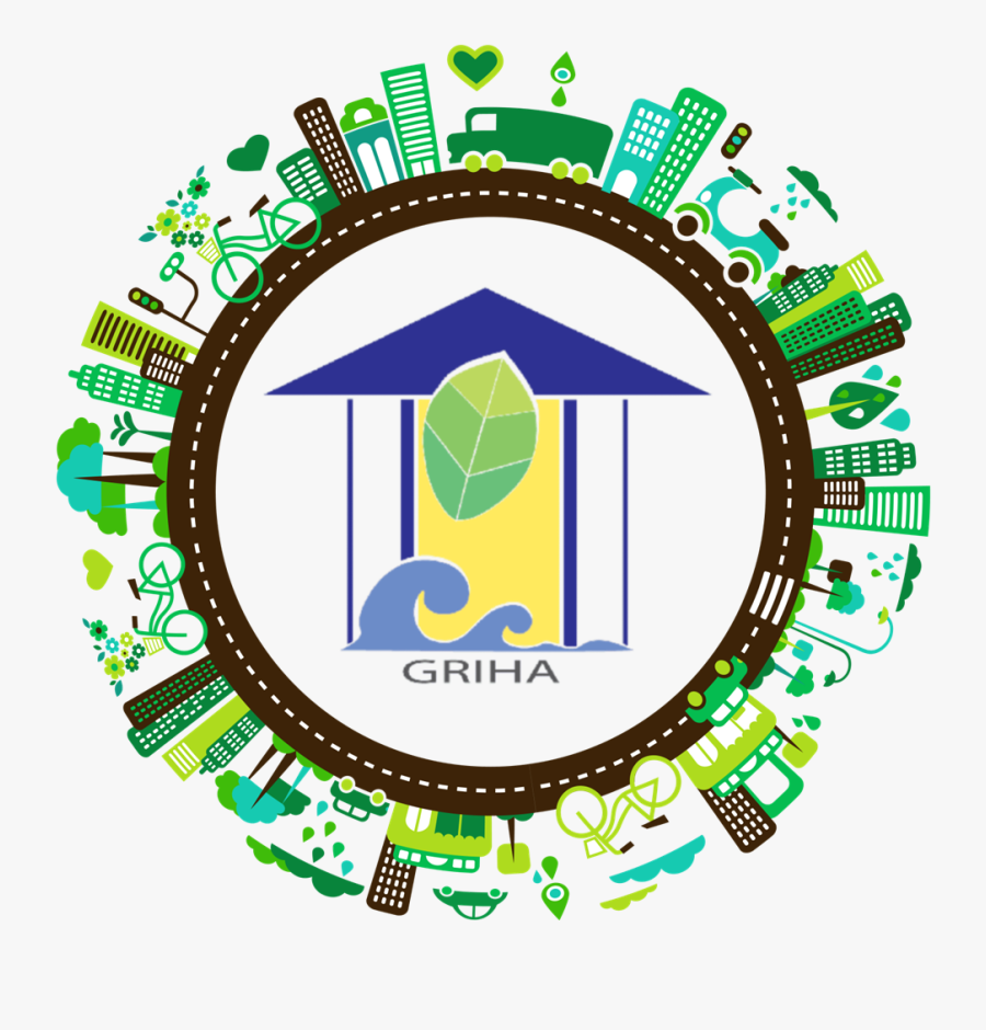 Transparent Emerald City Clipart - Round City Vector, Transparent Clipart