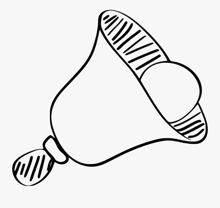 Bell Drawing Ring - Line Art, Transparent Clipart