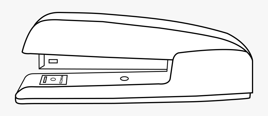 Desk Clipart Black And White - Line Art, Transparent Clipart