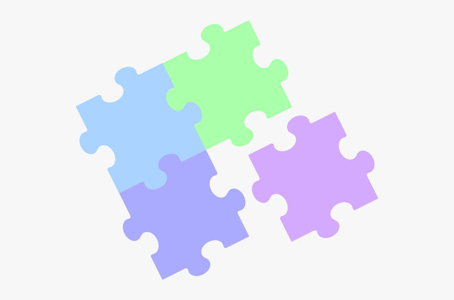 Transparent Transparent Background Puzzle Pieces Png, Transparent Clipart