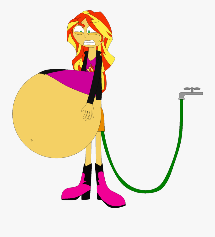 Jpg Black And White Library Shimmer S Inflation By - Mlp Sunset Shimmer Face, Transparent Clipart