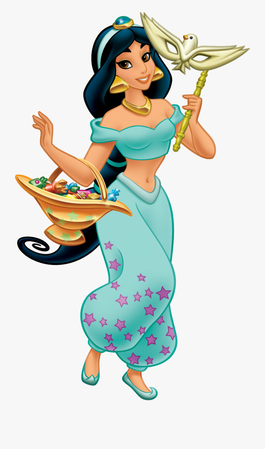 Transparent Belly Dance Clipart - Clipart Princesa Jasmine Png, Transparent Clipart