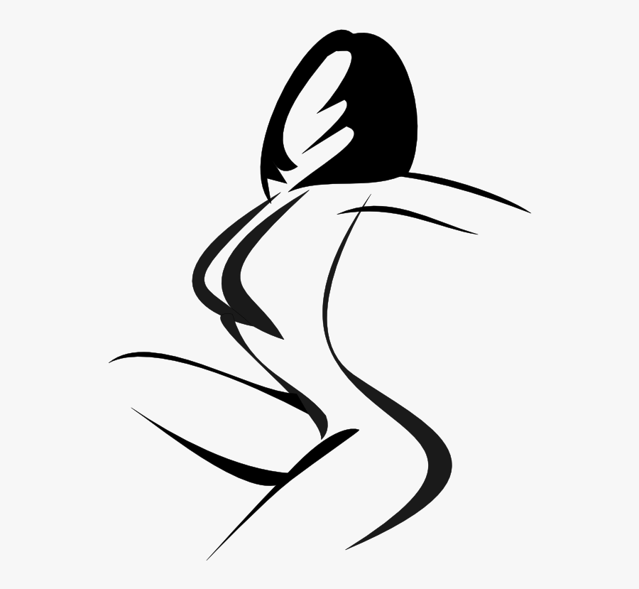 Sexy Lady Silhouette Png, Transparent Clipart