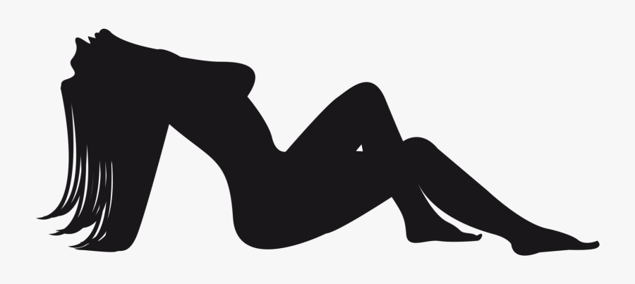Silhouette,monochrome Photography,joint - Naked Girl Silhouette Png, Transparent Clipart