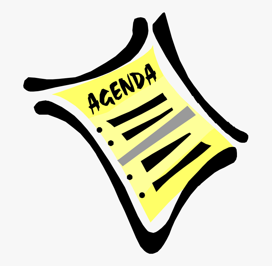 Cda Board Meeting And Public Discussion - Meeting Agenda Cartoon, Transparent Clipart