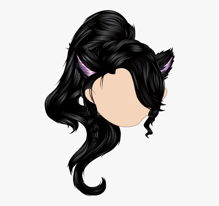 Clip Art Illustrator Hair - Yoworld Design Korab, Transparent Clipart