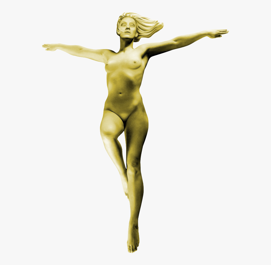 Naked Girl Statue Png, Transparent Clipart