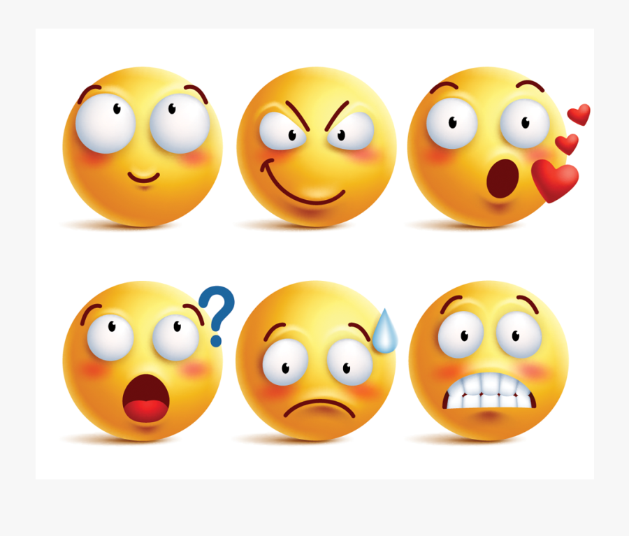 Crazy Time - Smiley Face Expressions, Transparent Clipart