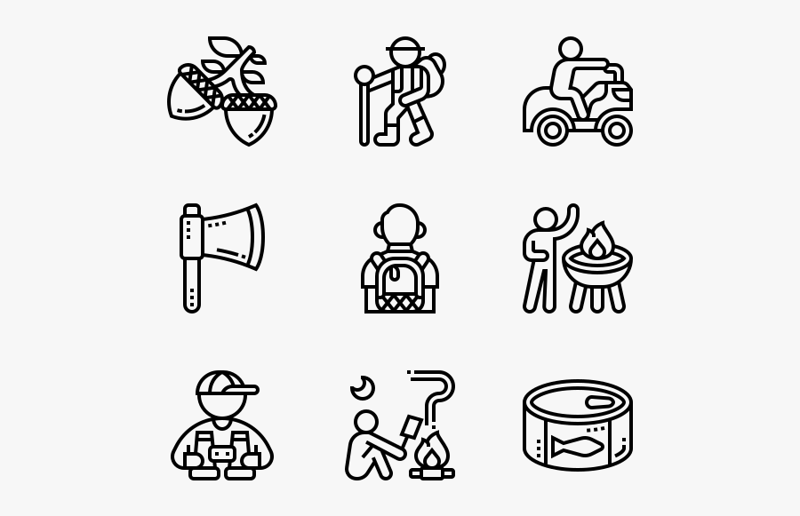 Outdoor - Family Icon Transparent Background, Transparent Clipart