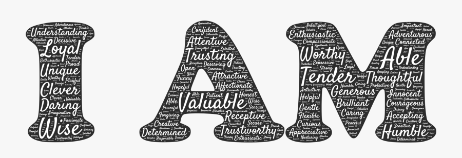 Am Typography, Transparent Clipart